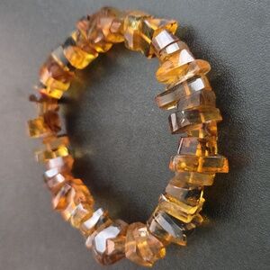 Genuine Amber Beaded Bracelet